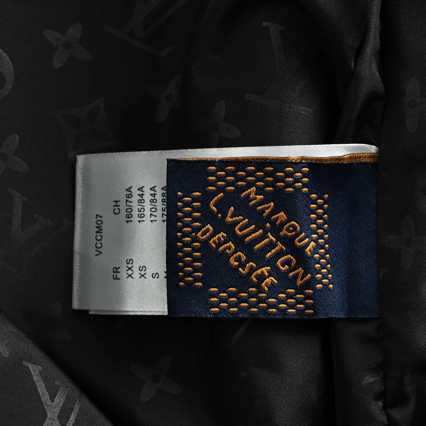 Louis Vuitton Embroidered Logo Koi Embroidered Leather Jacket